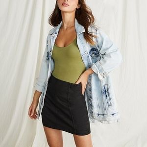 Free people Denim Modern Fem High Rise Mini Skirt -  size 31